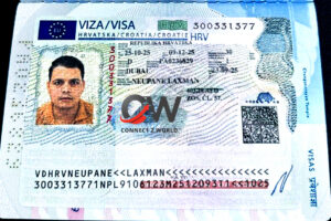 Mr. Laxman Neupane For Croatia.